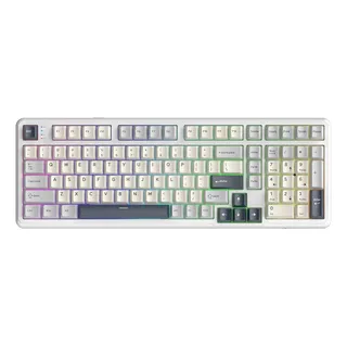 Teclado Mecânico Sem Fio Attack Shark X98 Starlight White
