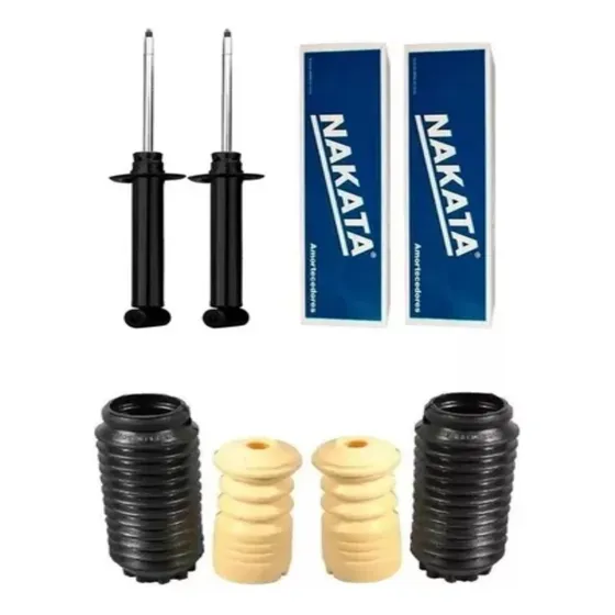 Par Amortecedor Traseiro Nakata + Kit Vw Gol Parati G2 G3 G4
