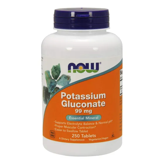 Supplements Now Gluconato De Potasio 99 Mg 250 Comprimidos