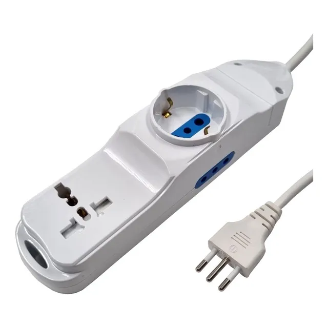 Alargue Zapatilla Enchufe Eléctrico Cable 5 Metros Cargador