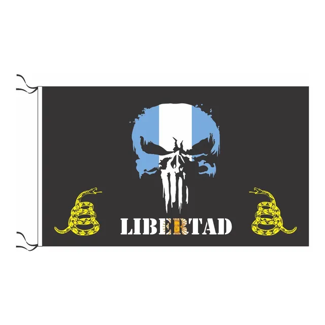 Bandera Liberty Or Death Libertaria Libertad 90 X 150cm
