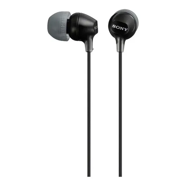 Sony EX Series Audífonos Interno Ligeros MDR-EX15LP Color Negro