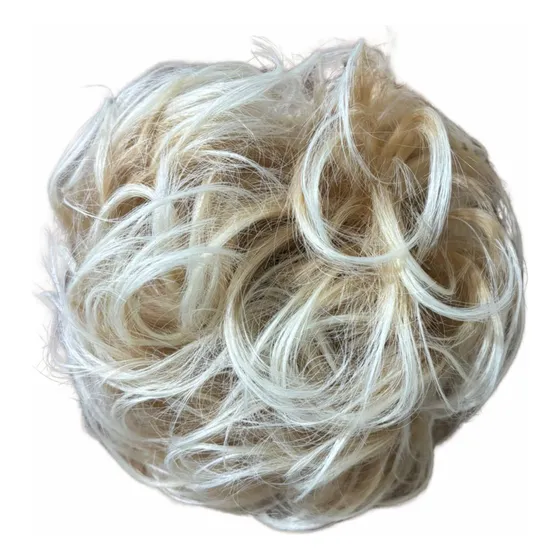 Aplique Coque Xuxinha Cabelo Fibra Orgânica Elástico Grego