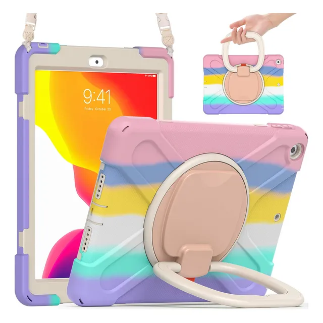 Case Tsq For iPad 9th 8th 7th Gen 10.2'' W/ Pencil Holder