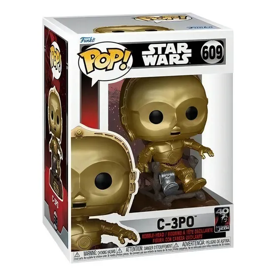 Figura De Accion C-3po 609 Star Wars Funko Pop
