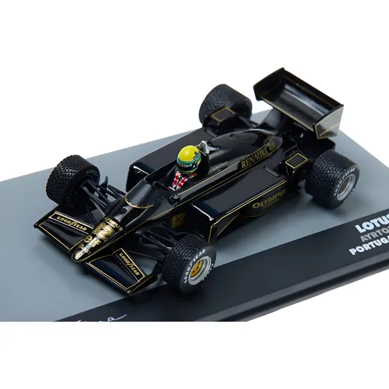 Lotus 97t # 12 Ayrton Senna Gp Portugal 1985 Escala 1/43