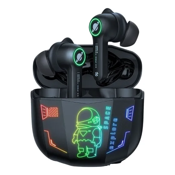 Audífonos Onikuma T36 Space Explorer Black Tws Color Negro
