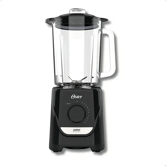 Liquidificador Jarra 1,8L 6 Lâminas Inox 1250W Preto