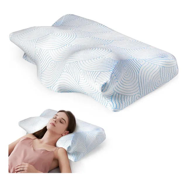 Almohada Viscoelástica Gel Ajustable Ortopedica Cervical