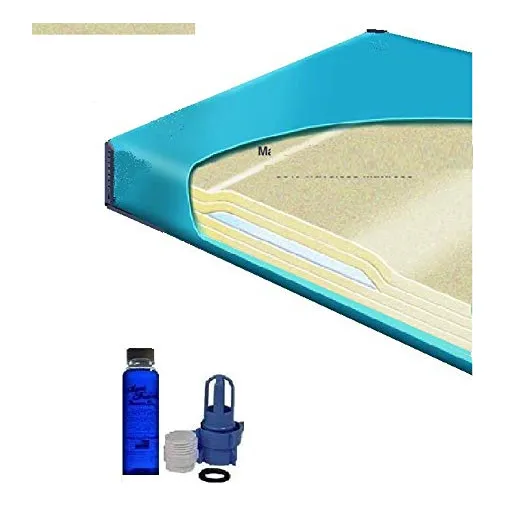 U.s. Water Colchon De Cama De Agua Sin Ondas Super Single 90