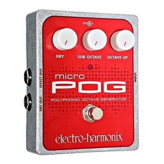 Pedal Ehx Micro Pog Polyphonic Octave C/ Nota Fiscal Pedal Ehx Micro Pog Polyphonic Octave C/ Nota Fiscal