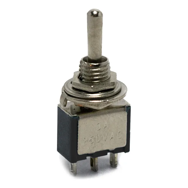 Llave Palanca Simple Pulsador Ambos Lados On-off-on 3a