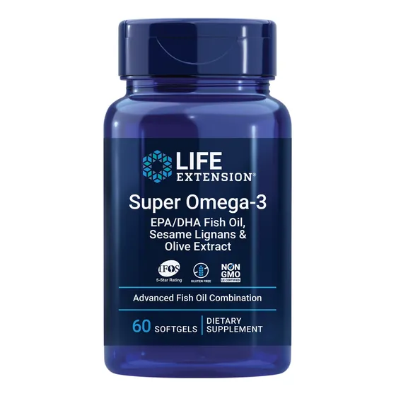 Aceite De Pescado Life Extension Super Omega-3 Epa, D H A + 