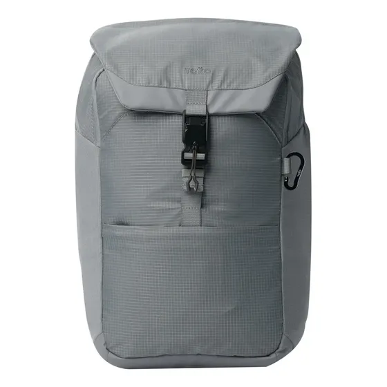 Totto Mochila Ergonómica Extra Grande Para Hombre Porta Laptop 16 Con Bolsillo Secreto | Escuela - Oficina - Viaje | 22 L Dual - A Gris Liso | Cuotas sin interés