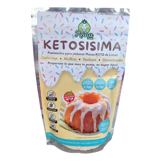 Ketosisima Reina Food Premezclas Masas Keto Sin Tacc 200g