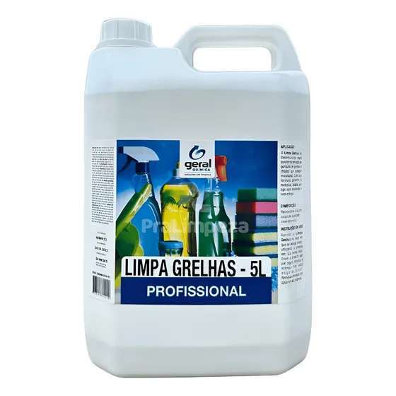 Limpa Grelha, Fogão, Forno, Coifa, Inox - 5 Litros