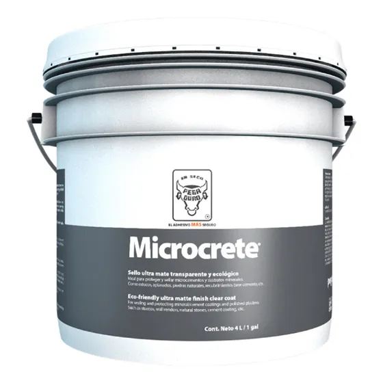 Sellador Para Microcemento 4lts Acabado Mate