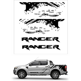 Kit Adesivo Faixa Lateral Ford Nova Ranger Cabine Dupla Kit Adesivo Faixa Lateral Ford Nova Ranger Cabine Dupla