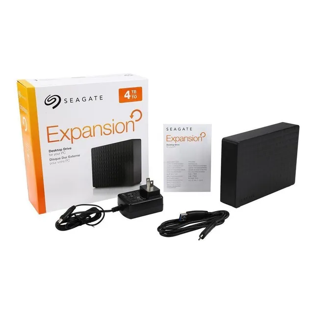Disco Duro Externo Seagate Expansion Steb4000100 4tb Negro Negro (Reacondicionado)