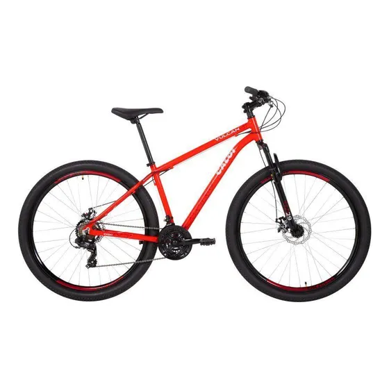 Bicicleta Caloi Vulcan Vermelha Aro 29 Câmbio Shimano