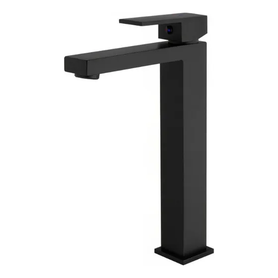 Grifo Griferia Monomando Para Lavamanos Negra 30 Cms