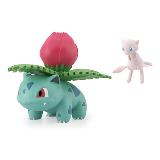Pokemon Scale World  Mew & Ivysaur Bandai Shokugan Japon