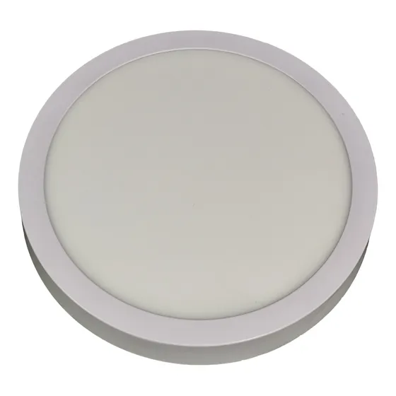 Lampara Led Superficial Panel Redondo 18w