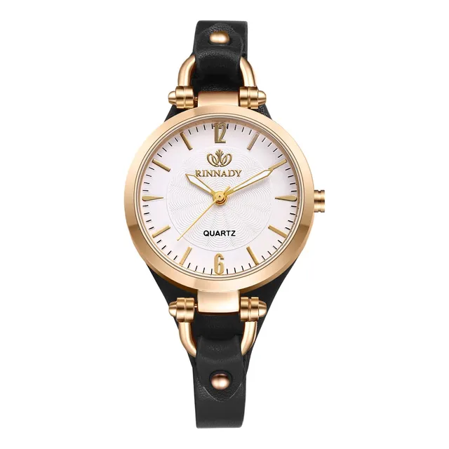 Joyeríawe Mujeres Pulsera De Cuero Reloj: Vintage Ydyyv