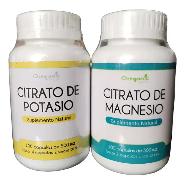 Citratos Dúo Magnesio Y Potasio X 200 Cápsulas