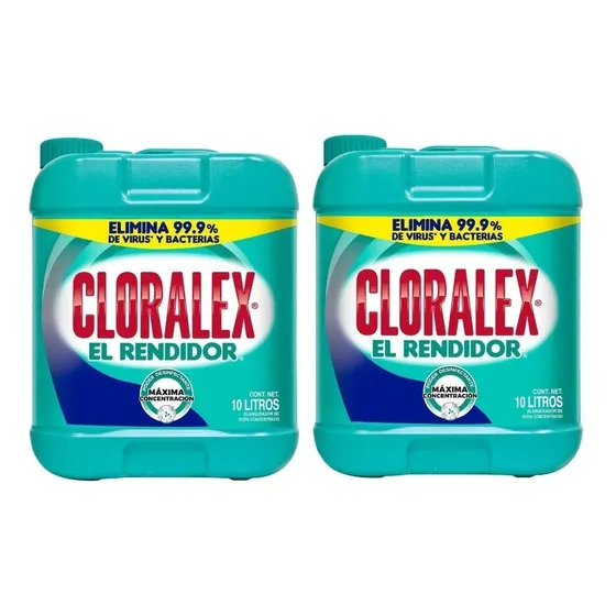 Cloralex Líquido El Rendidor 20 Litros Cloro