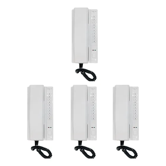 4pcs Sistema De Intercomunicación Inalámbrico 433mhz Walkie