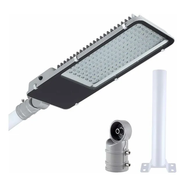 Luz Calle Led 150w Seguridad Para Exterior Anochecer Brazo