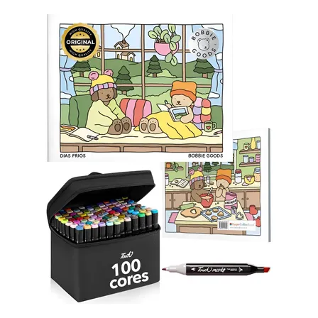 Bobbie Goods Dias Frios Original + 100 Canetinha Ponta Dupla