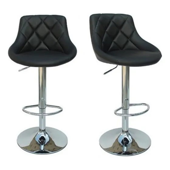 Taburete Casa Mayo A108 color negro de 81cm de alto x 2u