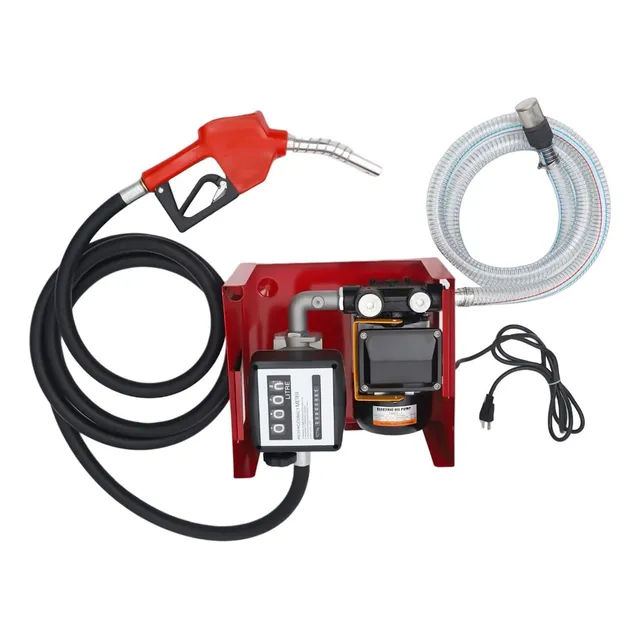 Bomba Para Surtir Gasoil De 110 Volt Con Pistola Y Medidor