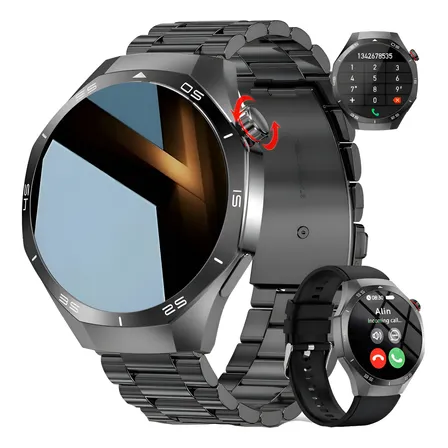 Relógio Inteligente Homem Trajetória Bt Call Smartwatch Preto Preto Preto Preto