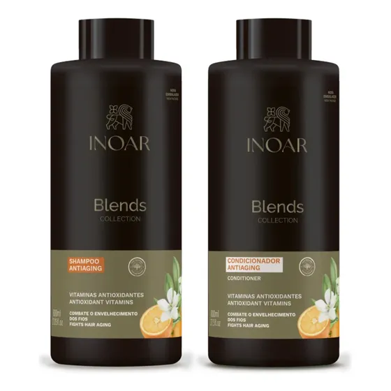 Kit Inoar Coleção Blends Shampoo 800ml E Condicionador 800ml