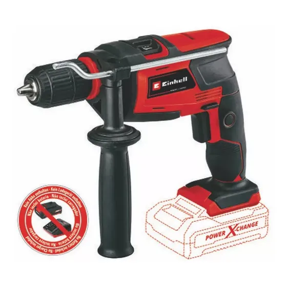 Taladro Percutor 1/2'' 2600 Rpm Einhell Tc-id 18 Li Color Rojo Frecuencia 50 Hz 18V