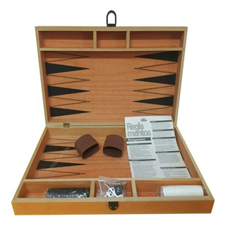 Backgammon Tablero Caja Madera Grande Juego De Mesa Bisonte Backgammon Tablero Caja Madera Grande Juego De Mesa Bisonte