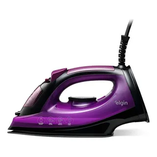 Ferro Passar Roupas Ă Vapor 5 Temperaturas Light Elgin Cor Roxo Ferro Passar Roupas Ă Vapor 5 Temperaturas Light Elgin Cor Roxo