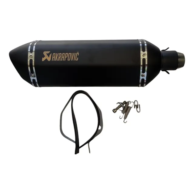 Escape Akrapovic 50cm Negro Mate Hexagonal