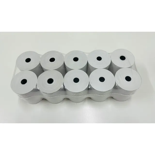 Rollo De Papel Obra Para Maquina 75x40 X 10 Unidades