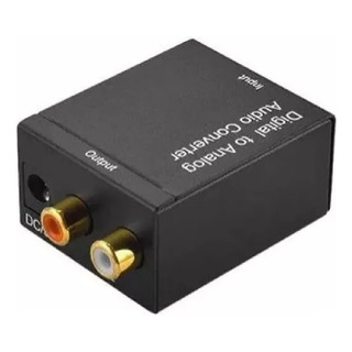 Convertidor Audio Digital A Análogo Optico A Rca Toslink Convertidor Audio Digital A Análogo Optico A Rca Toslink