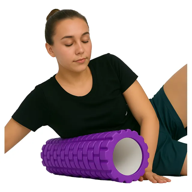 Rodillo Foam Roller De 45cm Goma Eva Terapia Masaje Yoga