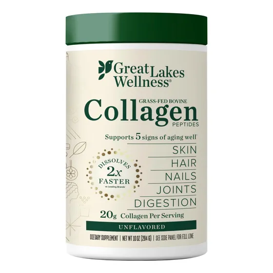 Péptidos De Colágeno En Polvo Great Lakes Wellness 300 Ml