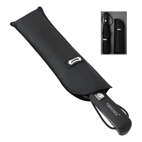 Sombrilla Automática Parasol Grande Ejecutiva Premium Negro