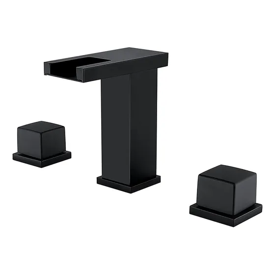 Lemita Grifo Baño Servicio Pesado Lavabo Cascada 2 Manija 3