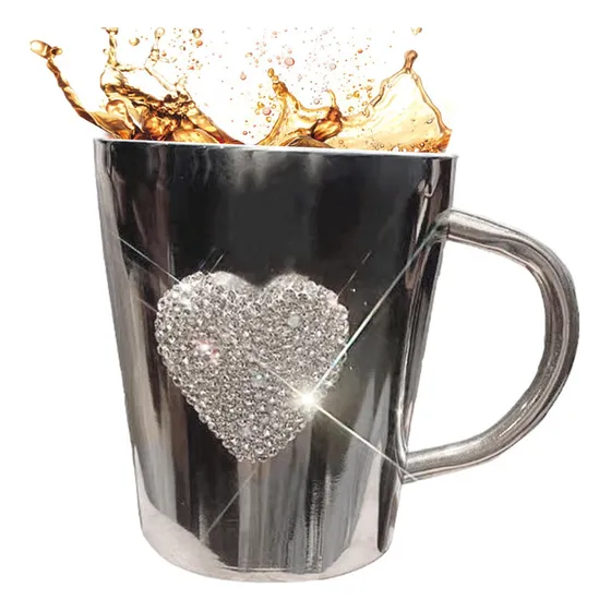 Cx Taza De Acero Inoxidable Tazas De Café De Metal Tazas De