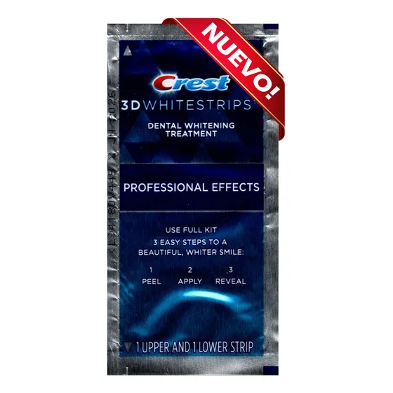 Crest CREST 3D WHITE NO SLIP WHITESTRIPS Unidad 1 Sobre