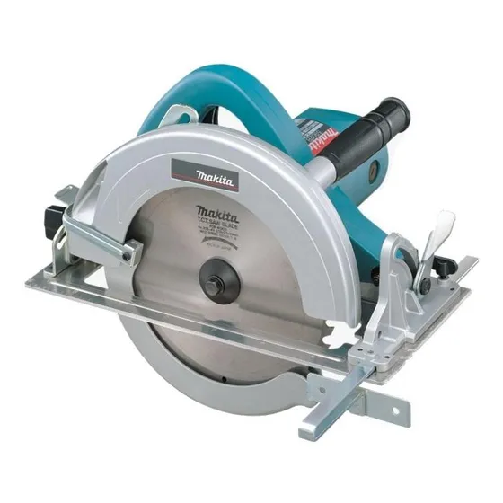 Serra circular elétrica Makita 5902B 235mm 1.65kW azul-turquesa 127V